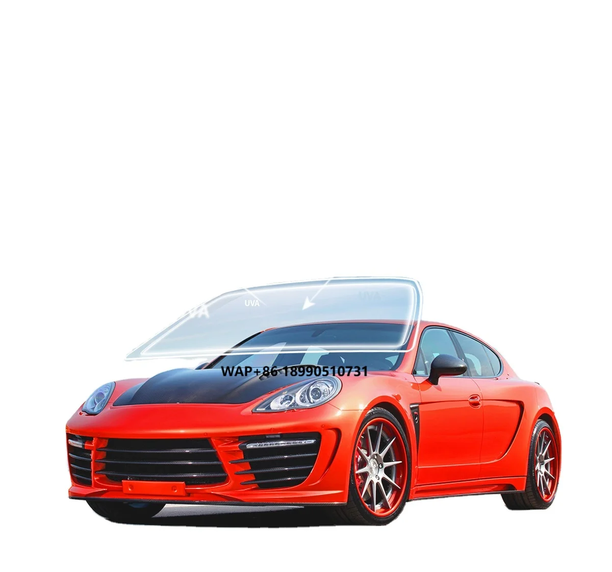 

KPU Anti-Scratch Front Window Glass Repairs Seconds Windshield Protection Film with Anti Explosion UV Proof Anti Glare