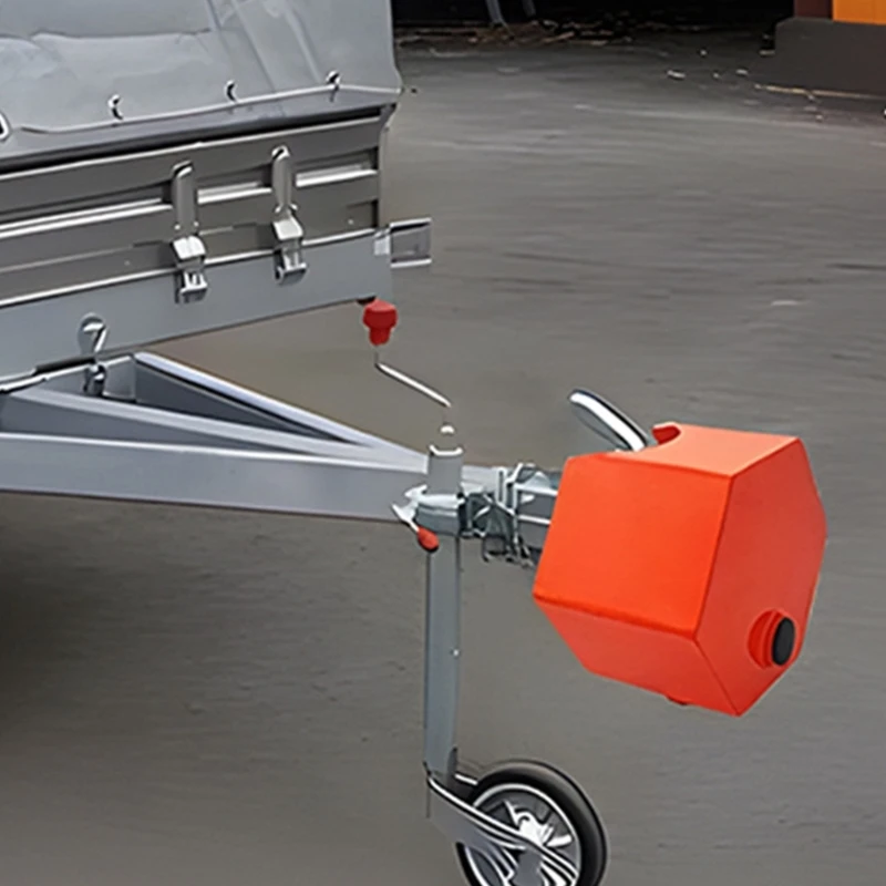 Trailer Coupler Lock With Tamper Proof Powder Coated Trailer Lock Set Designed for 2 5/16 Inch & 2 Inch Hitches