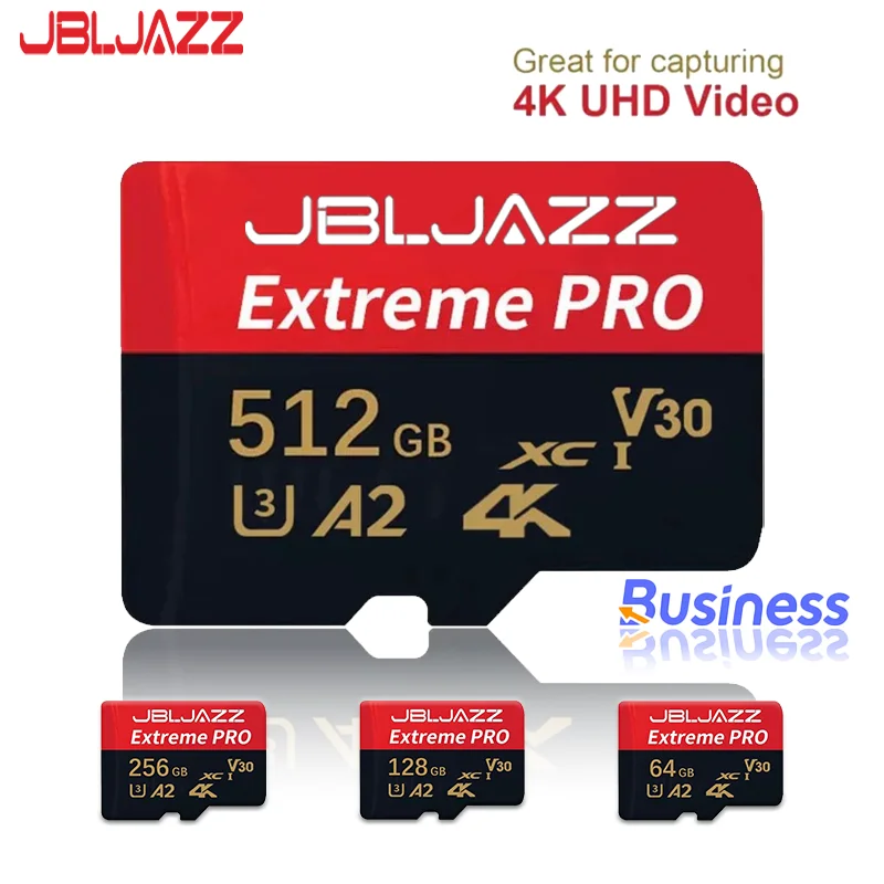 Ultra High Speed Memory Card 512GB Micro SD 256GB 128GB 64GB 32GB SD TF Class 10 for Phone Laptop Camera Performance Memory Card