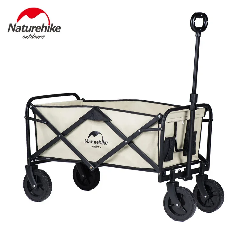 

Naturehike-Outdoor Folding Camping Trolley, Portable, Picnic Lever, Car Light Trolley, NH19PJ001