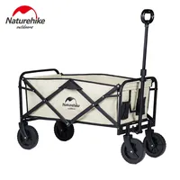 Naturehike-Outdoor Folding Camping Trolley, Portable, Picnic Lever, Car Light Trolley, NH19PJ001