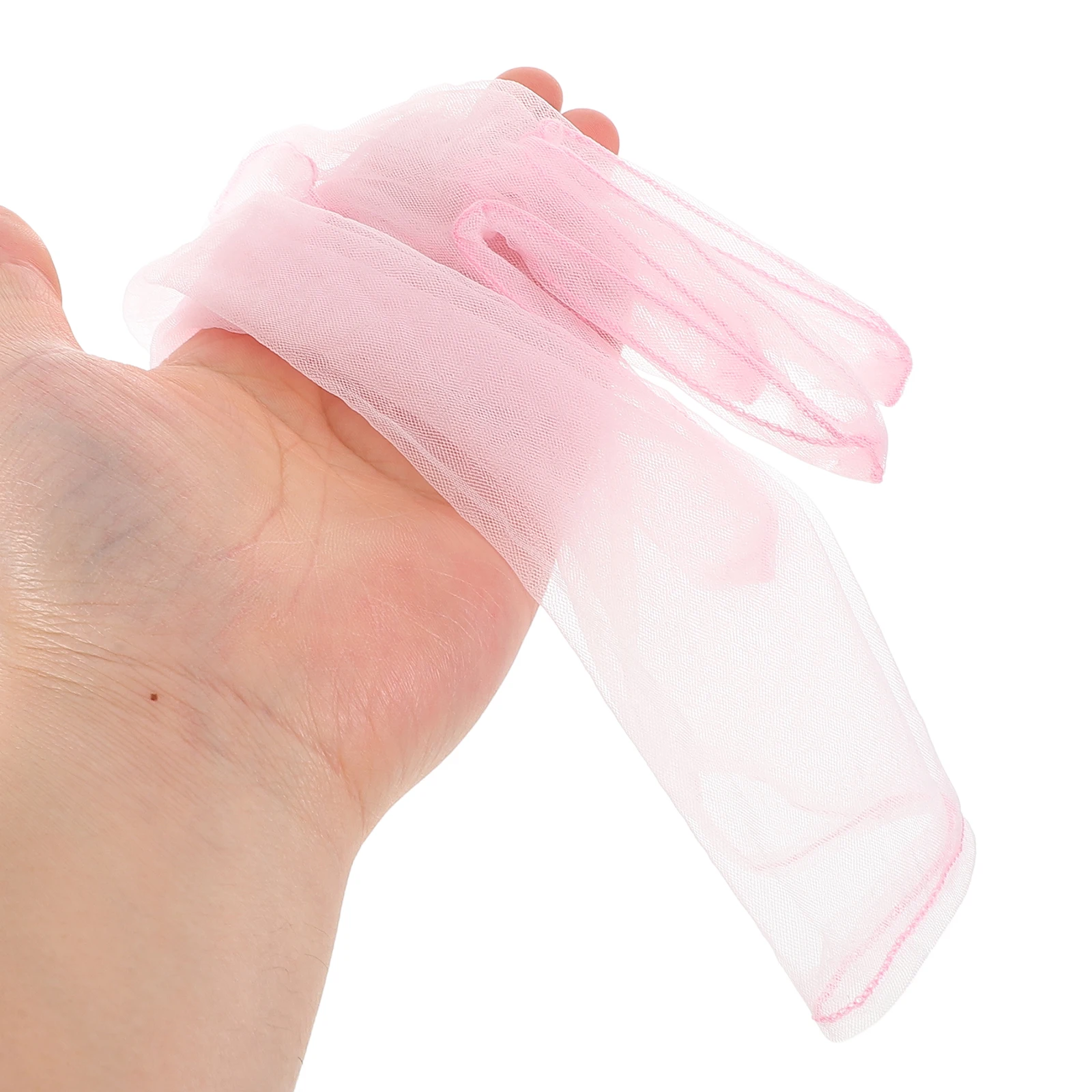 Guanti per abito da sposa Guanti da donna lunghi in pizzo trasparente senza dita Guanti da sposa per feste da sera Accessori per addio al nubilato Velo per servizio fotografico