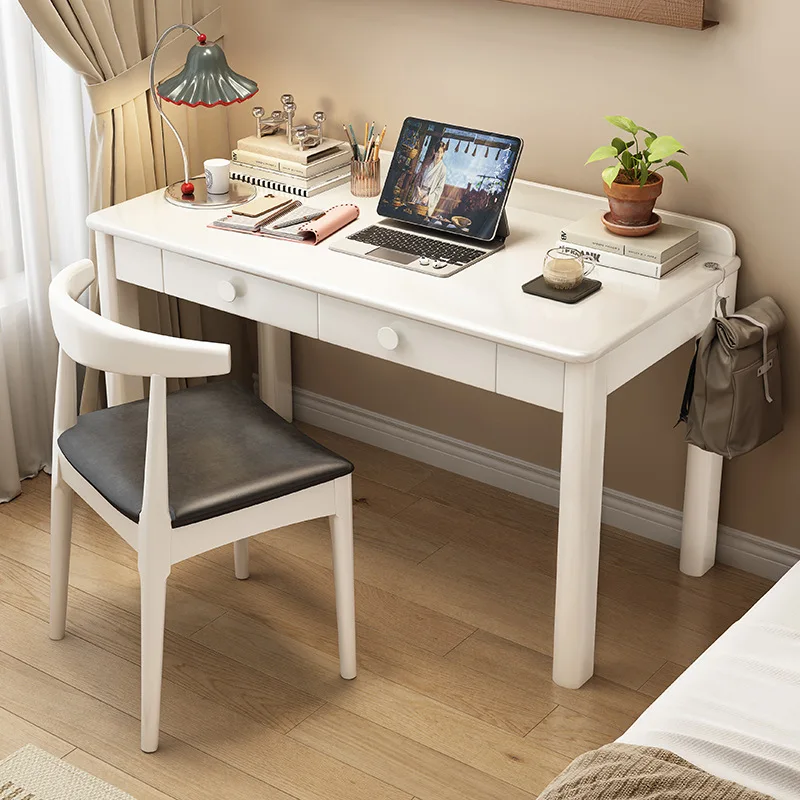 Solid wood simple home desk student writing simple study table bedroom desktop computer table