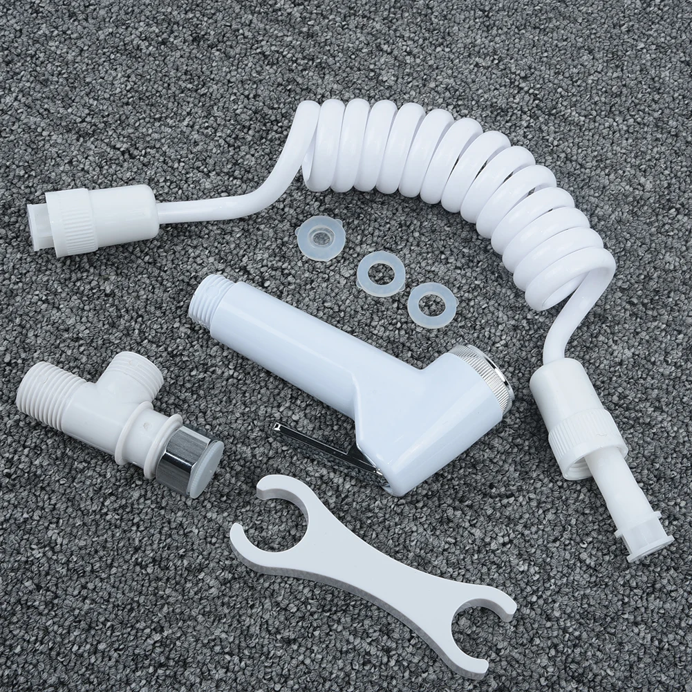 

Hose Bathroom Shattaf Adapter Plastic Toilet Shower Head Kit 1.5M Wash Jet Spray Handheld Bracket High quality