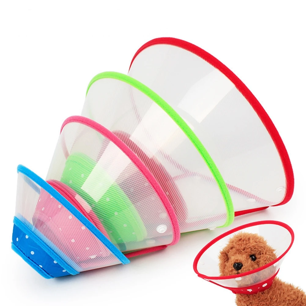 Cat Dog Collar Neck Cone Recovery Collar Elizabethan Collars For Anti-Bite Lick Surgery Wound Healing Pet Dogs Health Medical