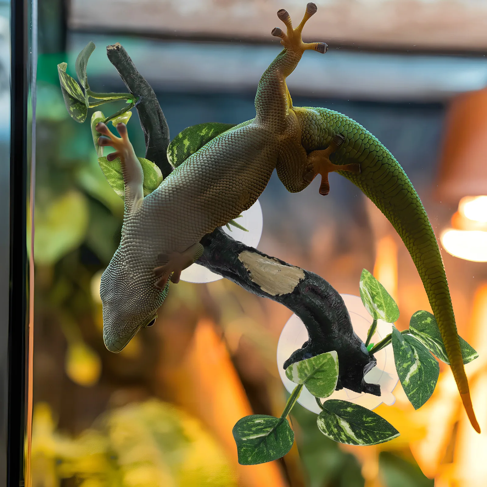 

Reptile Branches Resin Tree Roots Ornaments Plants Climbing Decor Realistic Accessories For Snake Bearded Dragon Tank