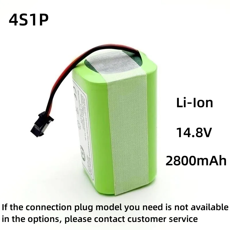 100% Original 14.8V 2800Mah Lithium Battery for KEPAH A4 A4s V7 A6 V7s Plus Robot Vacuum Cleaner ILife 4S1P Full Capacity