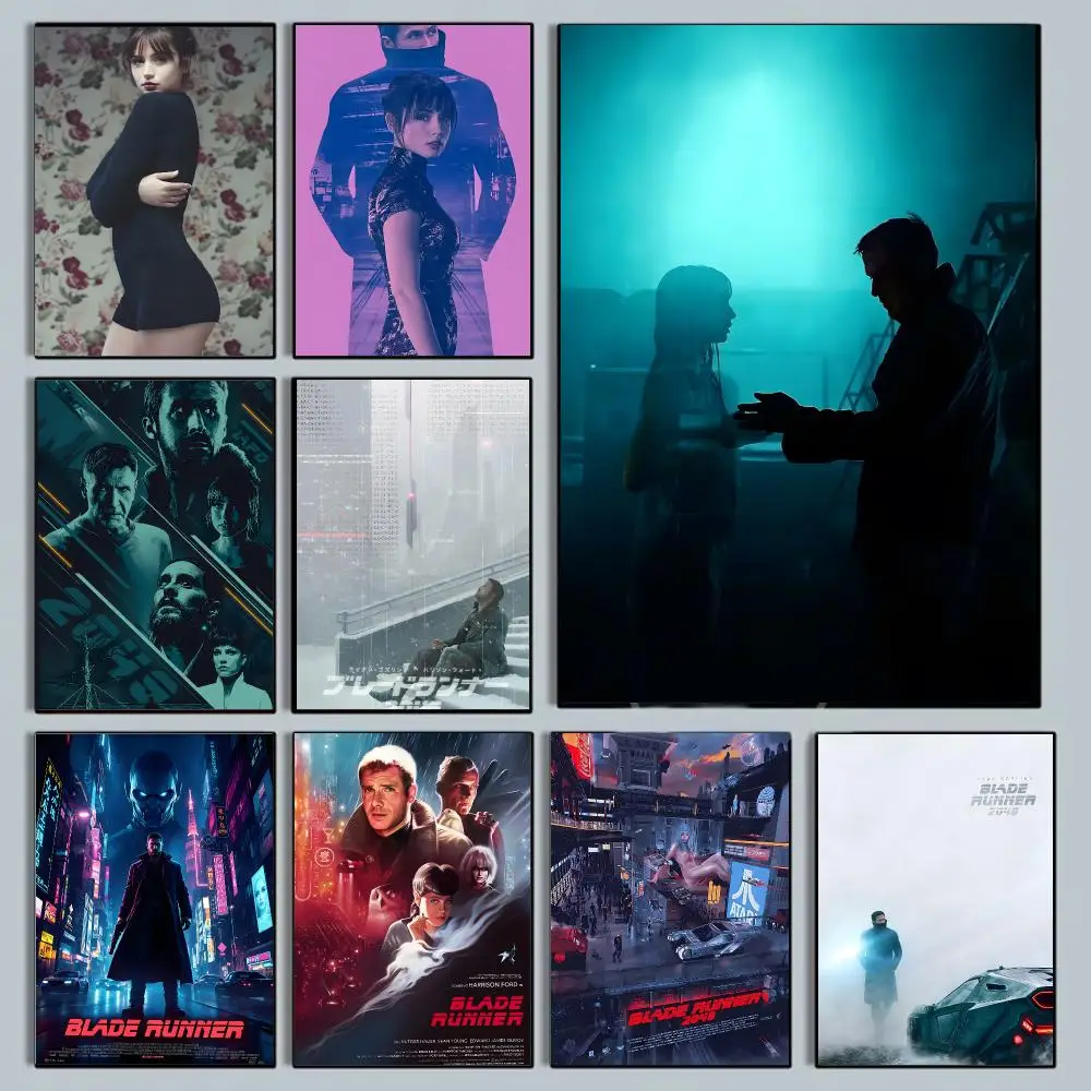 Movie Blade Runner 2049 Poster HD Waterproof Self-Adhesive For Living Room Gift Bedroom Hallway Wall Decor