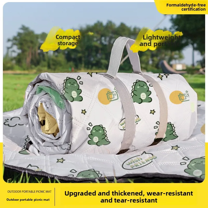 New Thick Waterproof‑proof Picnic Portable Outdoor Beach Blanket Camping Spring Outing Grassland Picnic