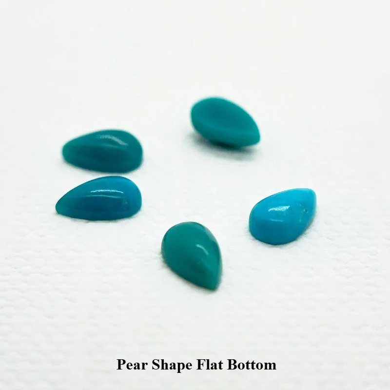 Natural Turquoise Loose Stone Beads Round Shape Top Quality Charm Beads for Diy Jewelry Make Tesselation Rings Main Materials