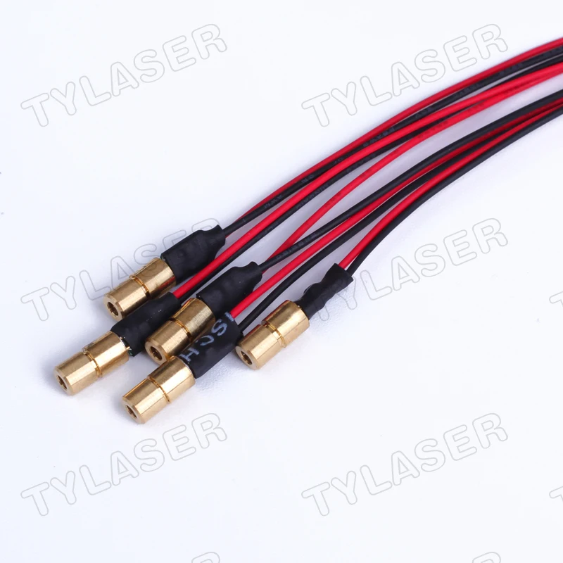 ขายร้อน D4X13.7mm 650nm Red Dot 1MW 5MW โมดูลเลเซอร์เกรดอุตสาหกรรม APC Driver Class I สำหรับแกะสลัก DIY