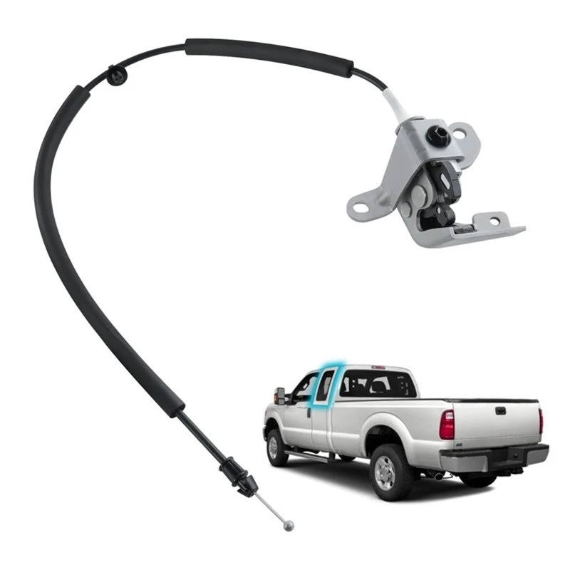 New Arrivals-Rear Right Upper Door Latch Assembly W/Cable For Ford F-Series F250 Super Duty 2017-2022,HC3Z-28264A00-B