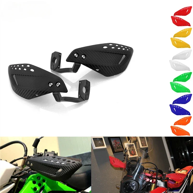 1 Pair 22mm Motocross Hand Guard Handle Protector Shield HandGuards Protection Gear for Motorcycle Dirt Bike Pit Bike ATV Quads