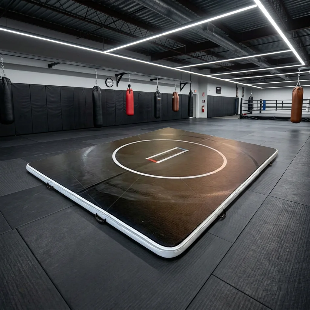 

DWF Wrestling Air Mat Drop Stitch Inflatable Air Track Floor Gymnastic Fighting Air Mattress