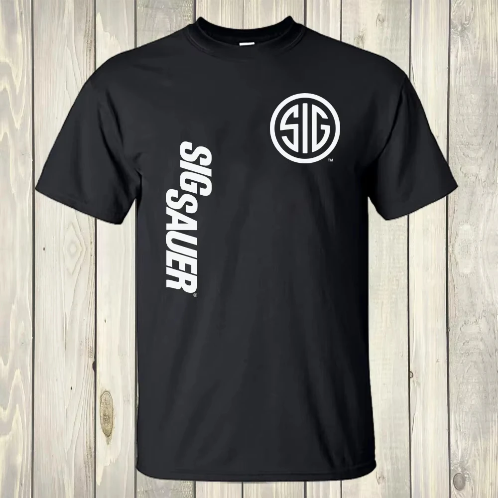 Heißes neues SIG Sauer Firearms Logo Herren-lustiges T-Shirt Größe m-4XL – High-End-Luxus ist sowohl für Männer als auch Frauen Top Y2k
