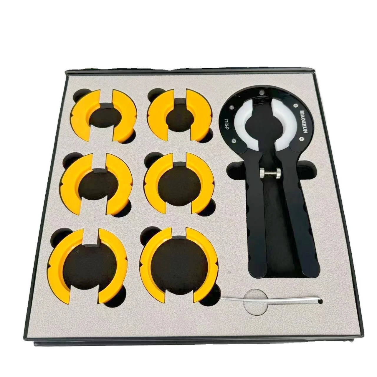 ชุดเครื่องมือซ่อมนาฬิกา TLF 2024 รุ่นใหม่ 7152-6 สำหรับถอดวงแหวนด้านนอกของนาฬิกา  ชุดเครื่องมือช่างซ่อมนาฬิกาสำหรับถอดวงแหวนด้านหน้าของนาฬิกา