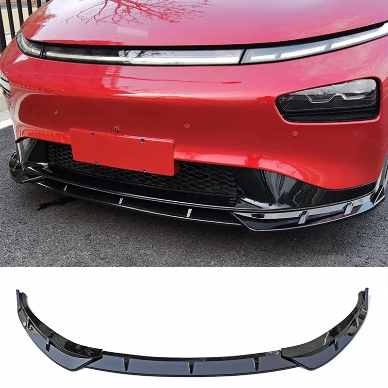 

Front Splitter for Xpeng P7 Bumper Spoiler Car Body Kit 2020-2023 Glossy Black Skirts Accessories