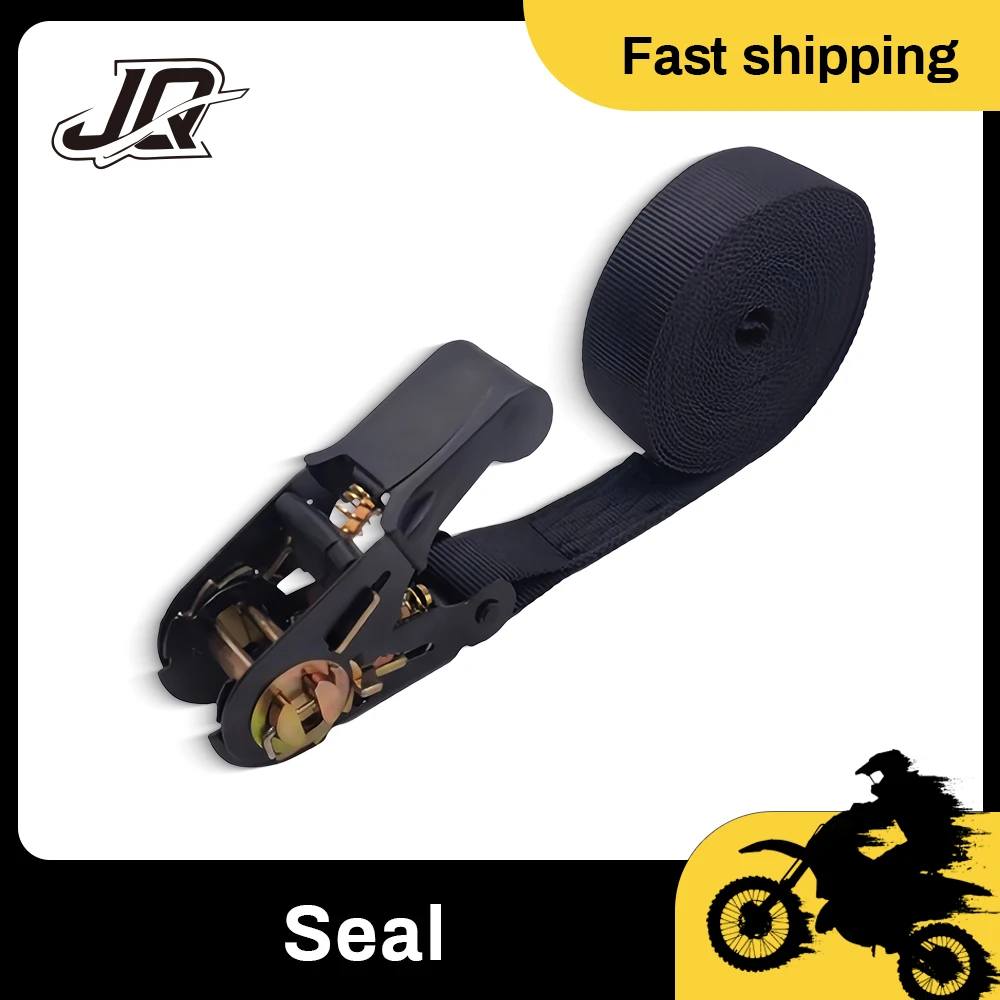 For Car Motorcycle Cargo Strap Ratchet Tensioner Freight Luggage Goods Transportation Tighten Rope Belt