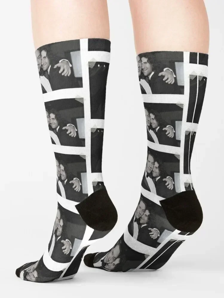 kyle mooney & beck bennett Socks aesthetic hockey designer Hiking boots Women's Socks Men's
