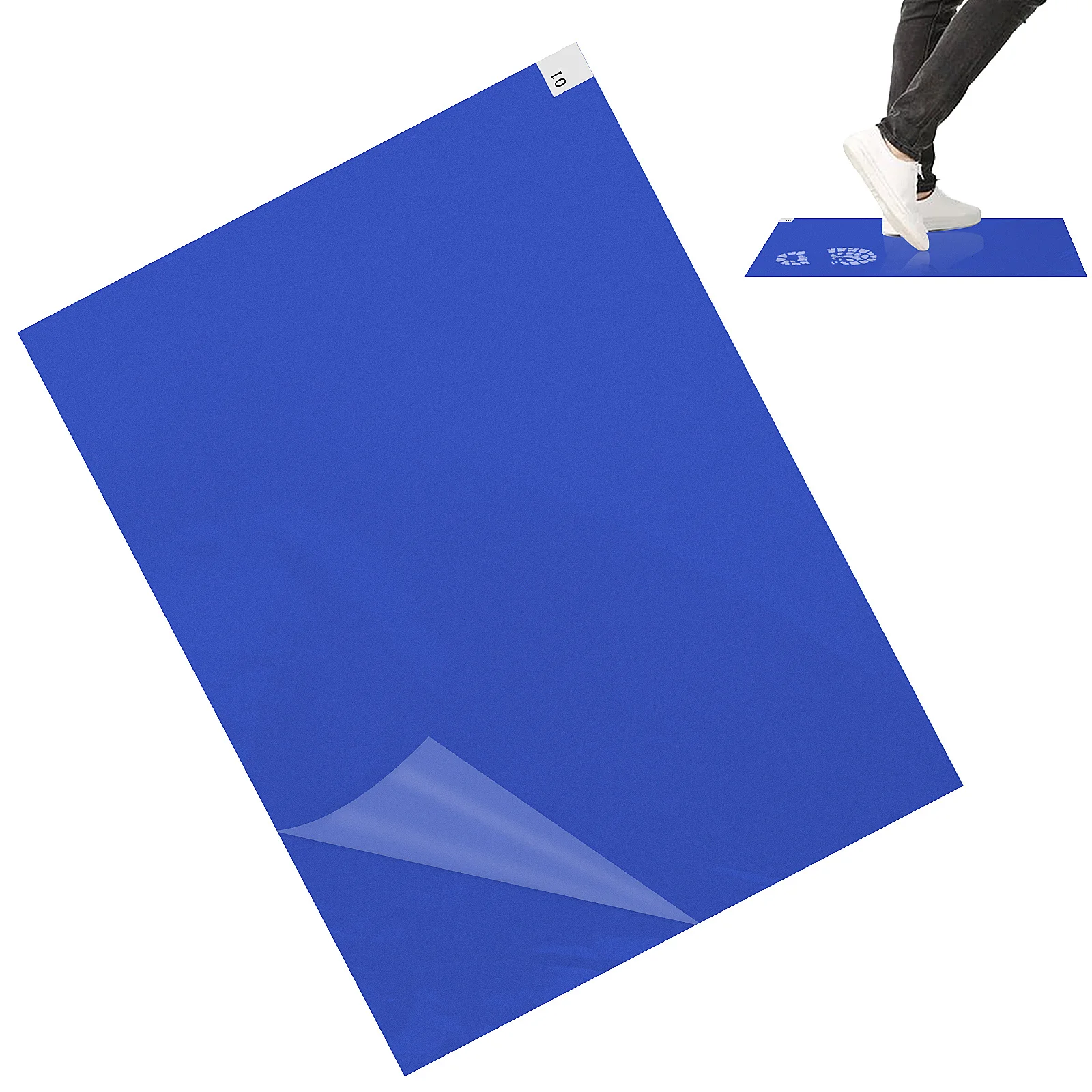 

Peeling Dust Pad 30 Sheets Disposable Sticky Mat Strong Adhesive Waterproof for Door Entrance Floor Absorbent Mat Home