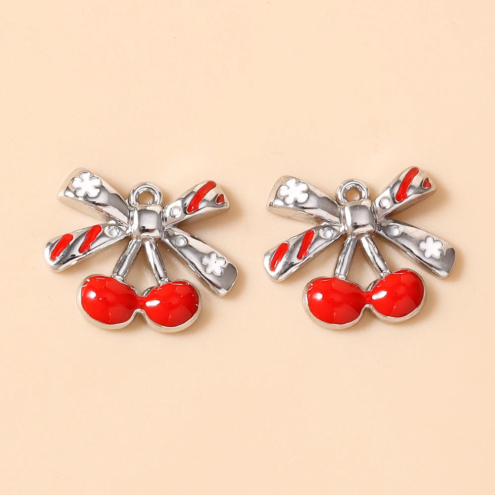 Leslie 5-teiliges Modisches Weihnachts-Charms-Set, Niedliche Weihnachtsglocken-Anhänger für Ohrringe und Halsketten-Herstellung – Detail 29