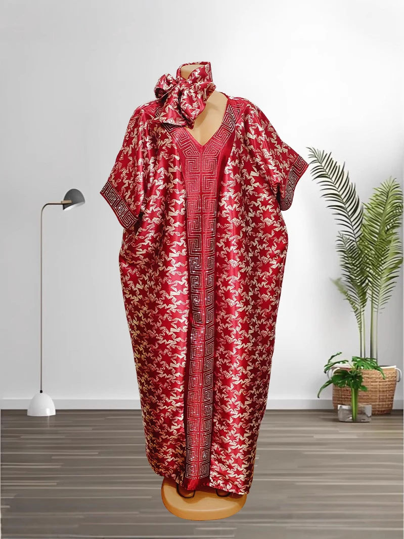 

African Dresses For Women Vetement Femme Dashiki Abaya Maxi Dress Africa Clothes Dashiki Ankara Dresses 2025 Spring Summer New