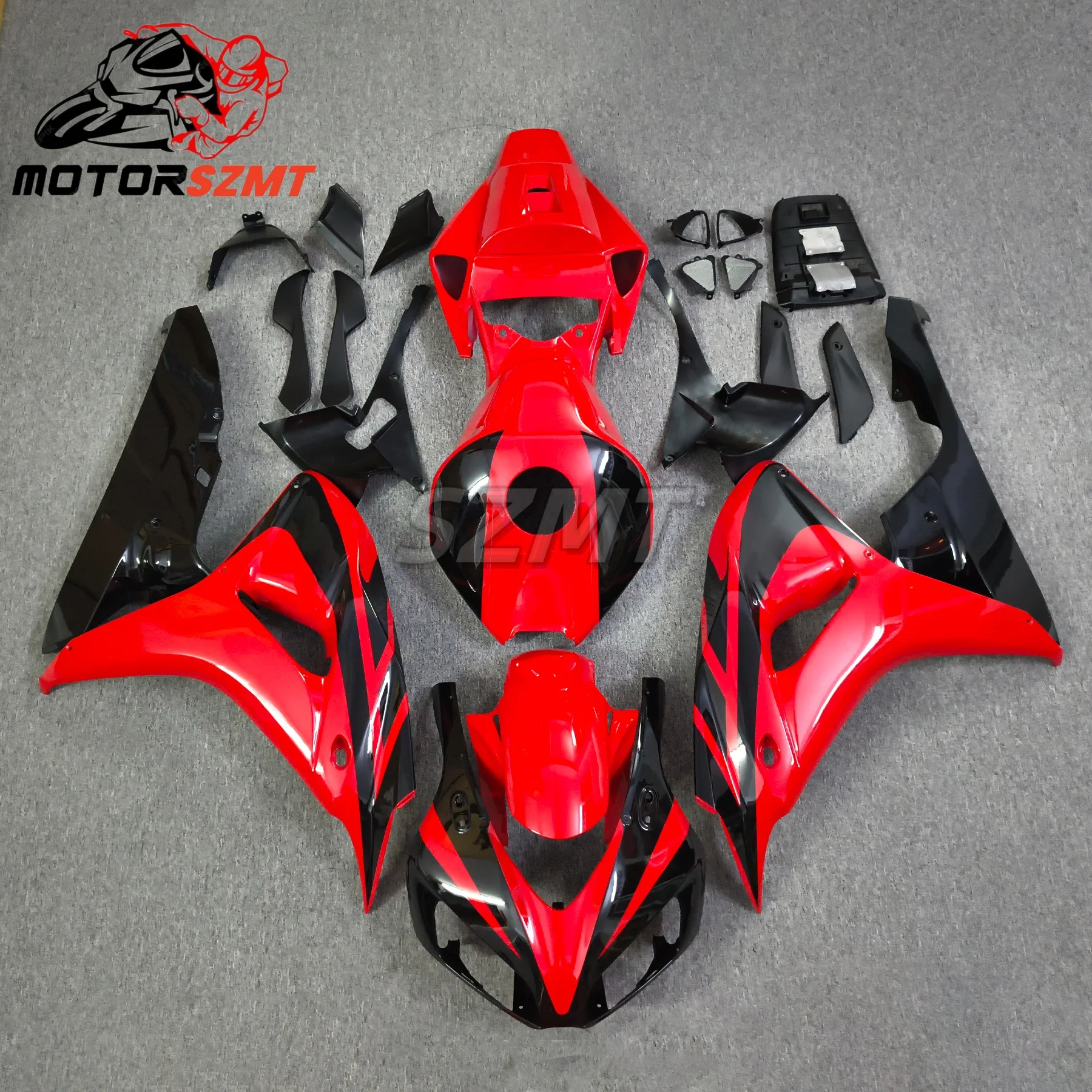 For CBR1000RR CBR1000 RR 1000RR 2006 2007 Motorcycle Fairing Kit Injection ABS Plastic Bodywork Tank Fairings Red Black