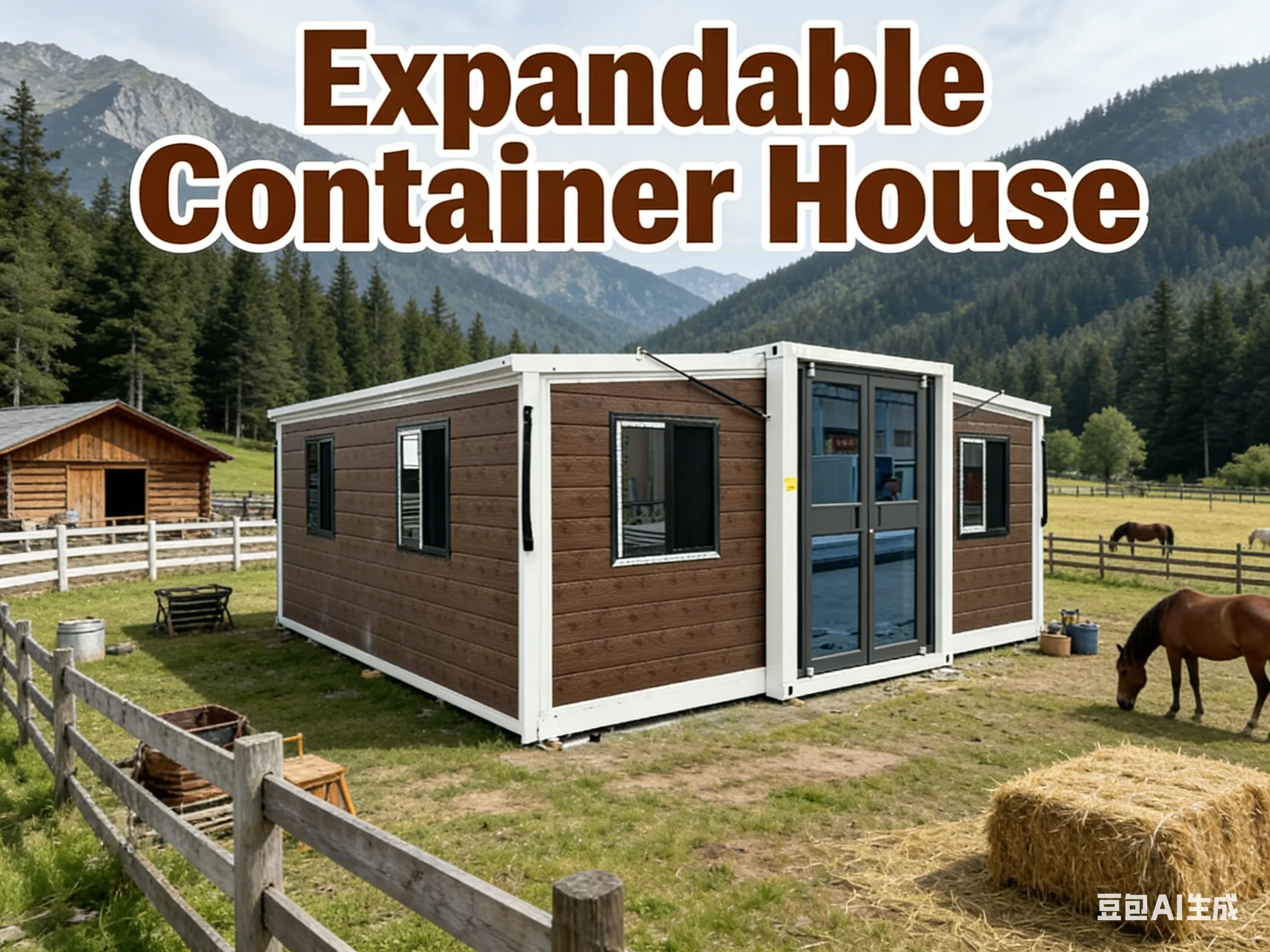 Customized High Cube Container Home 40ft Prefab Insulated Design Double-Layer Glass Panoramic Views Tiny House Hot Sale