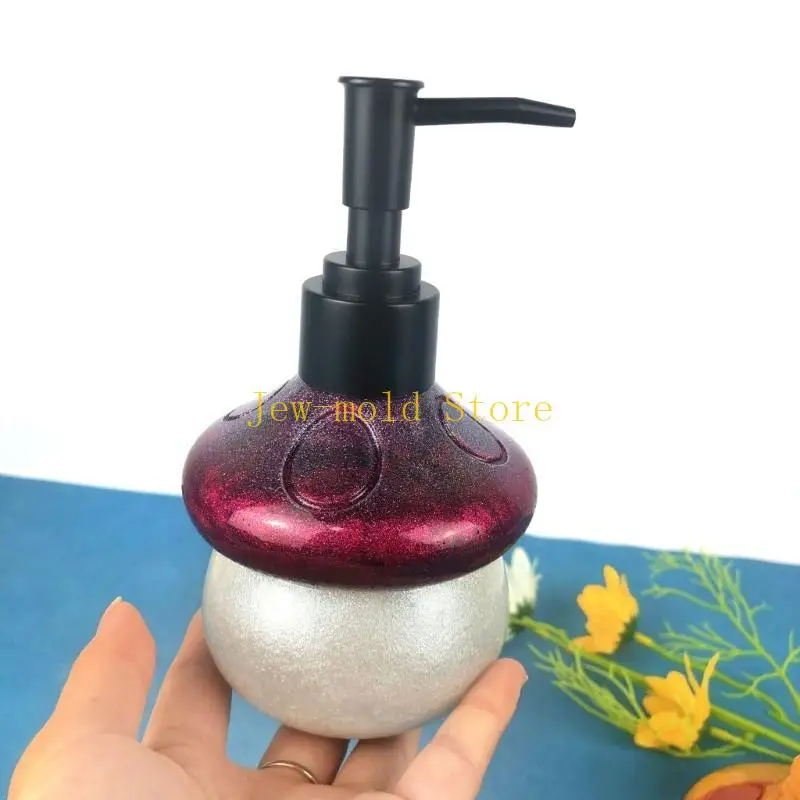 

C71B Diy Crystal Drop Mold Geometrical Round Separate Bottle Perfumes Bottle Storage Container Decoration Silicone Mold