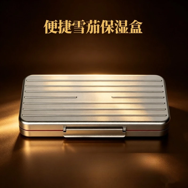 Convenient 5-pack aluminum alloy personalized ultra-thin seal, storage box c