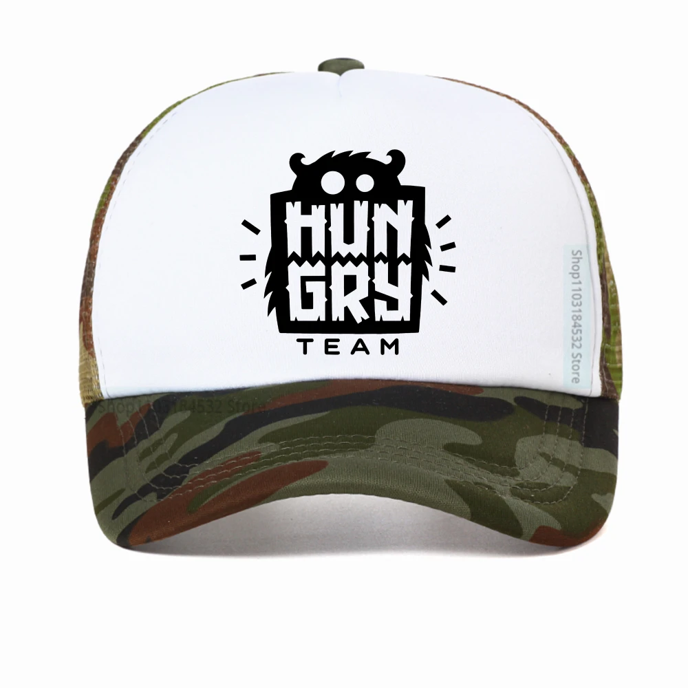 مضحك الهيب هوب جائع الطباعة قبعة بيسبول للرجال Wowen الصيف تنفس قبعة الشمس أزياء قابل للتعديل تنفس snapback القبعات