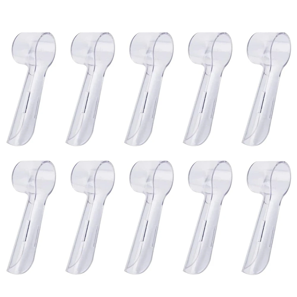 10 قطعة غطاء فرشاة الأسنان لفرشاة الأسنان الكهربائية أورال-بي استبدال رؤساء غطاء لفرشاة الأسنان السفر ، غطاء حماية الفرشاة