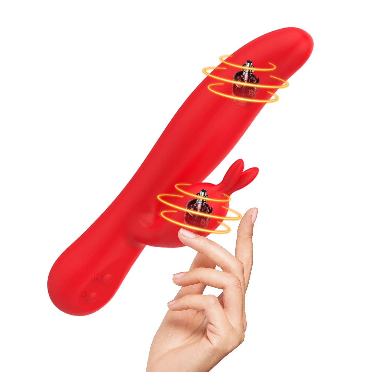 أرنب التدفئة التنصت G-بقعة الربت هزاز للنساء البظر البظر محفز قضبان اصطناعية قوية الجنس لعب الإناث للبالغين 18