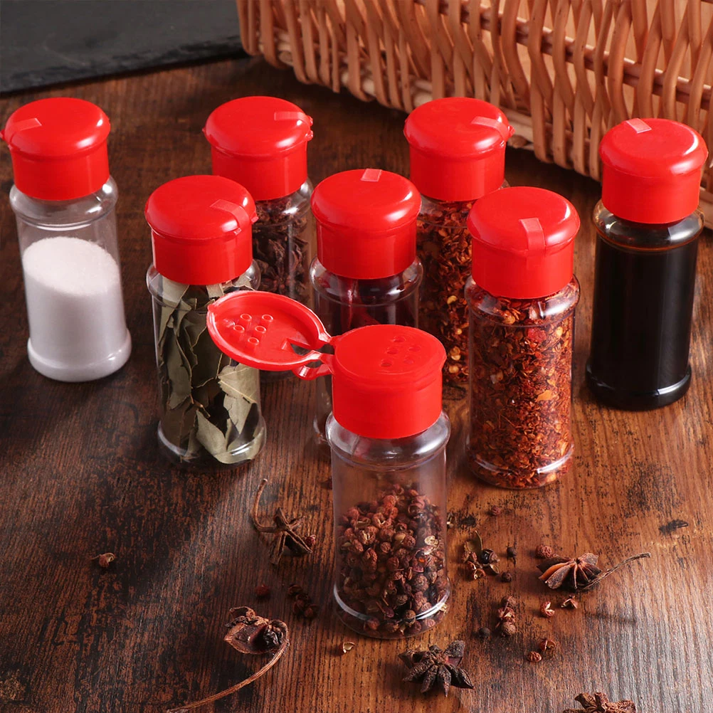 

25 PCS Thicken Seasoning Powder Bottle Spice with Lids Jar