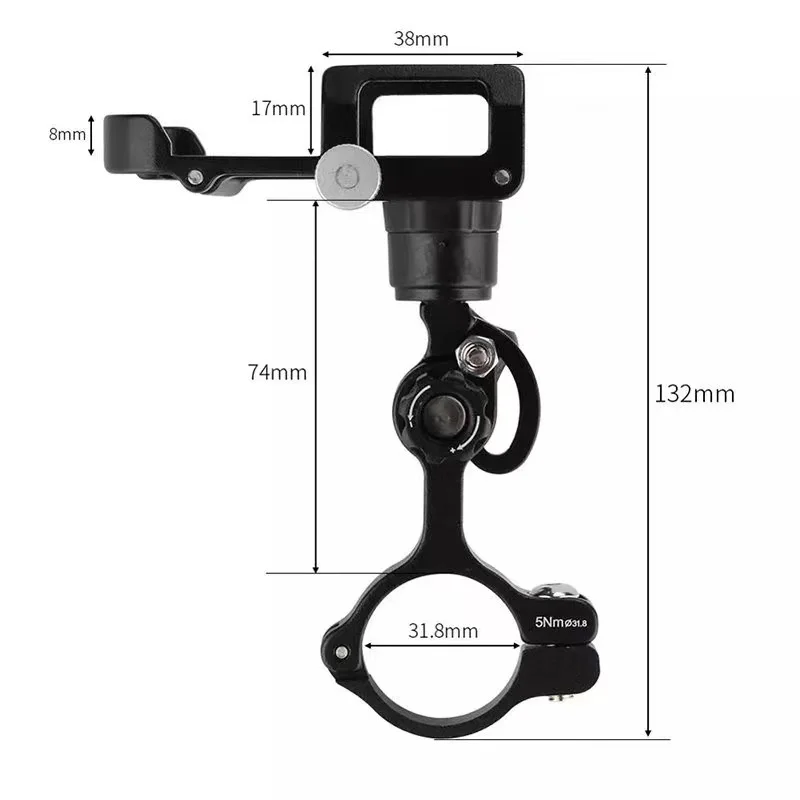 GUB PLUS 15 Bicycle Mobile Phone Holder Fixed Mount Bracket Motorcycle Electric Bike 360 Degree Rotatable Handlebar Support