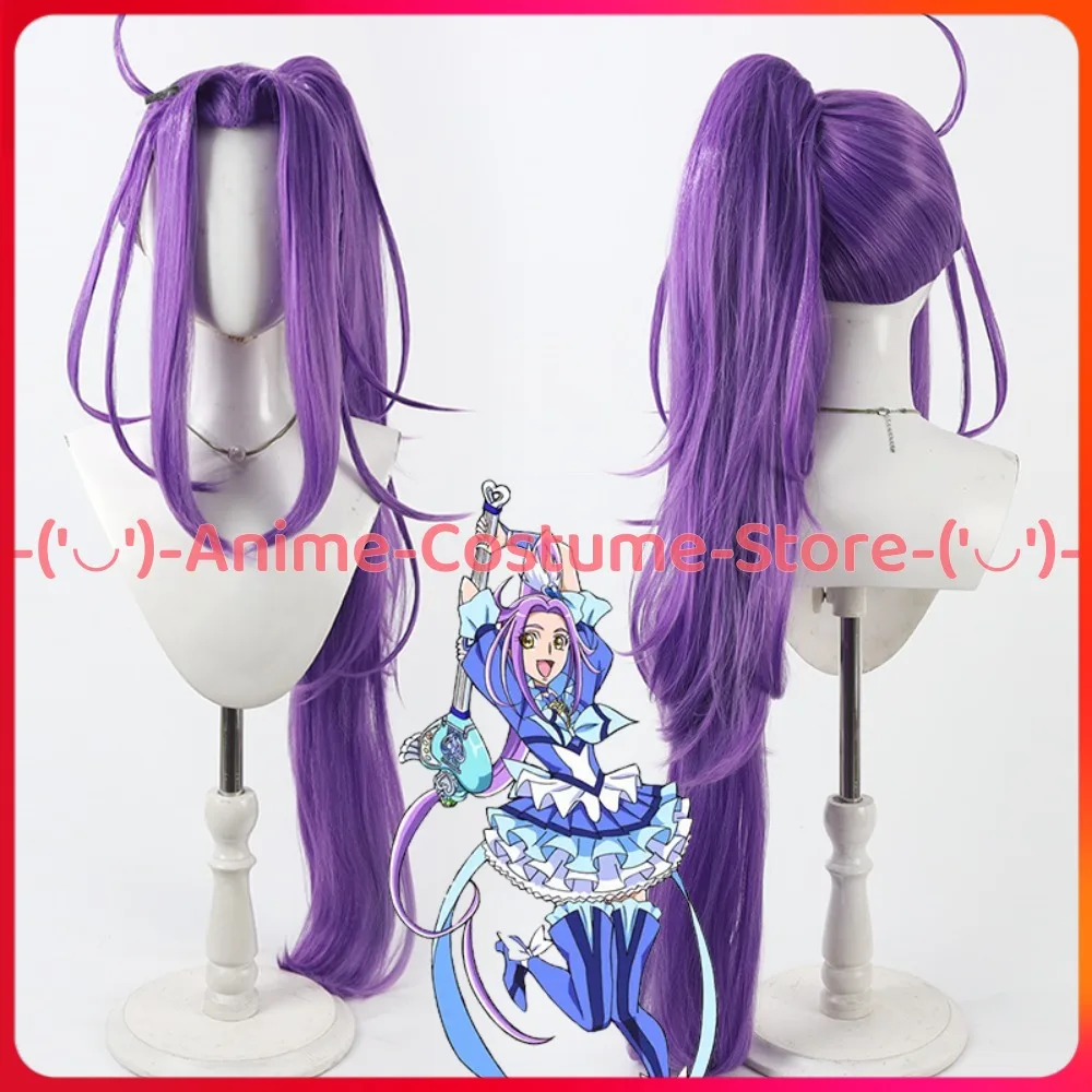 

PreCure Beat Angel Elena Kurokawa Косплей Парик Конский хвост Аниме Игровой персонаж Хэллоуин Карнавальный костюм для вечеринки Парики Синтетические волосы