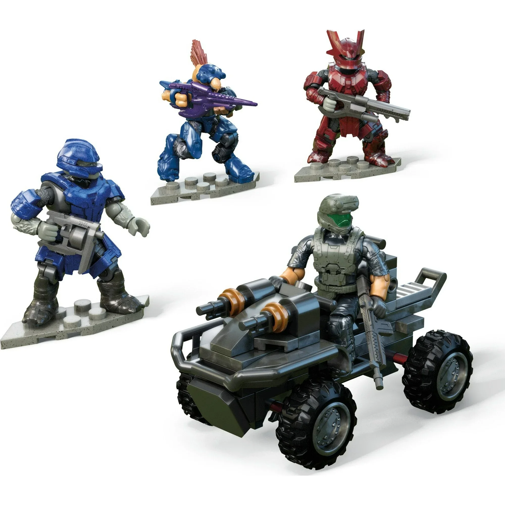 لعبة شخصية Mega UNSC Mongoose Outriders Gungoose Gambit Ghost of Requiem فضفاضة صغيرة