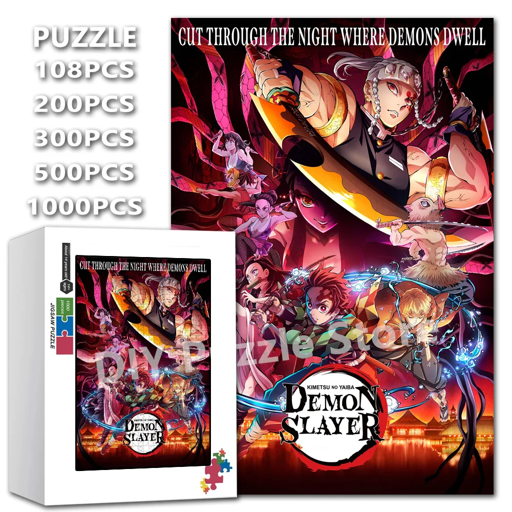 

Diy Print Demon Slayer Characters Jigsaw Puzzles Inosuke Hashira Tomioka Giyuu 108/200/300/500/1000/1500 Pieces Puzzle Toys