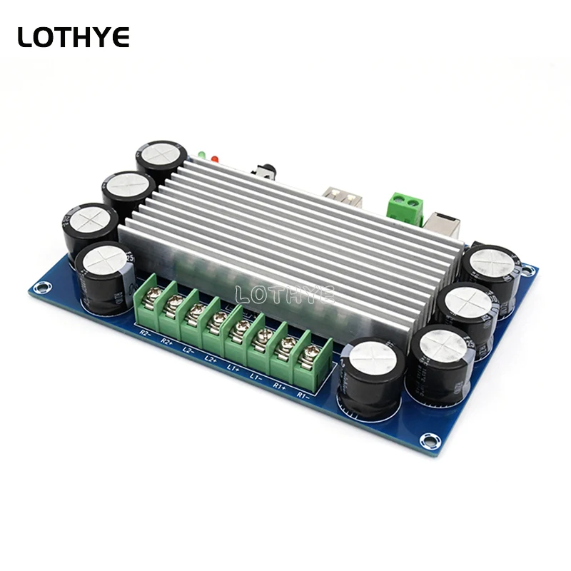 50W*4 TDA7388 Series Audio Power Amplifier Board HD Sound Quality Bluetooth 5.0 Cinema Audio Car Sound Amplifier DC12-18V