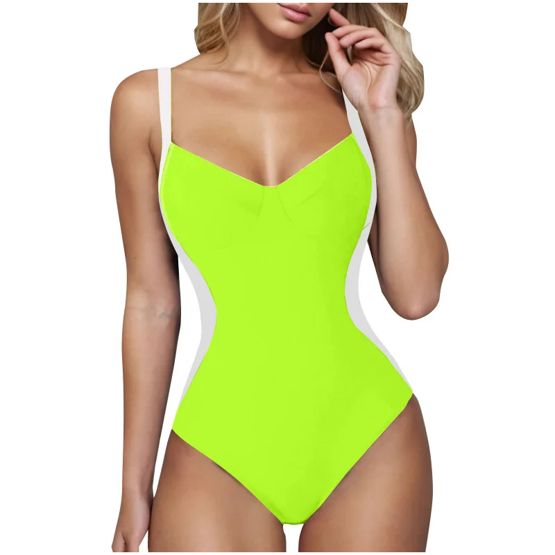 

2026Tight-fitting Backless Sexy One-piece Swimsuit Bikini with Cross-back Design for Women
