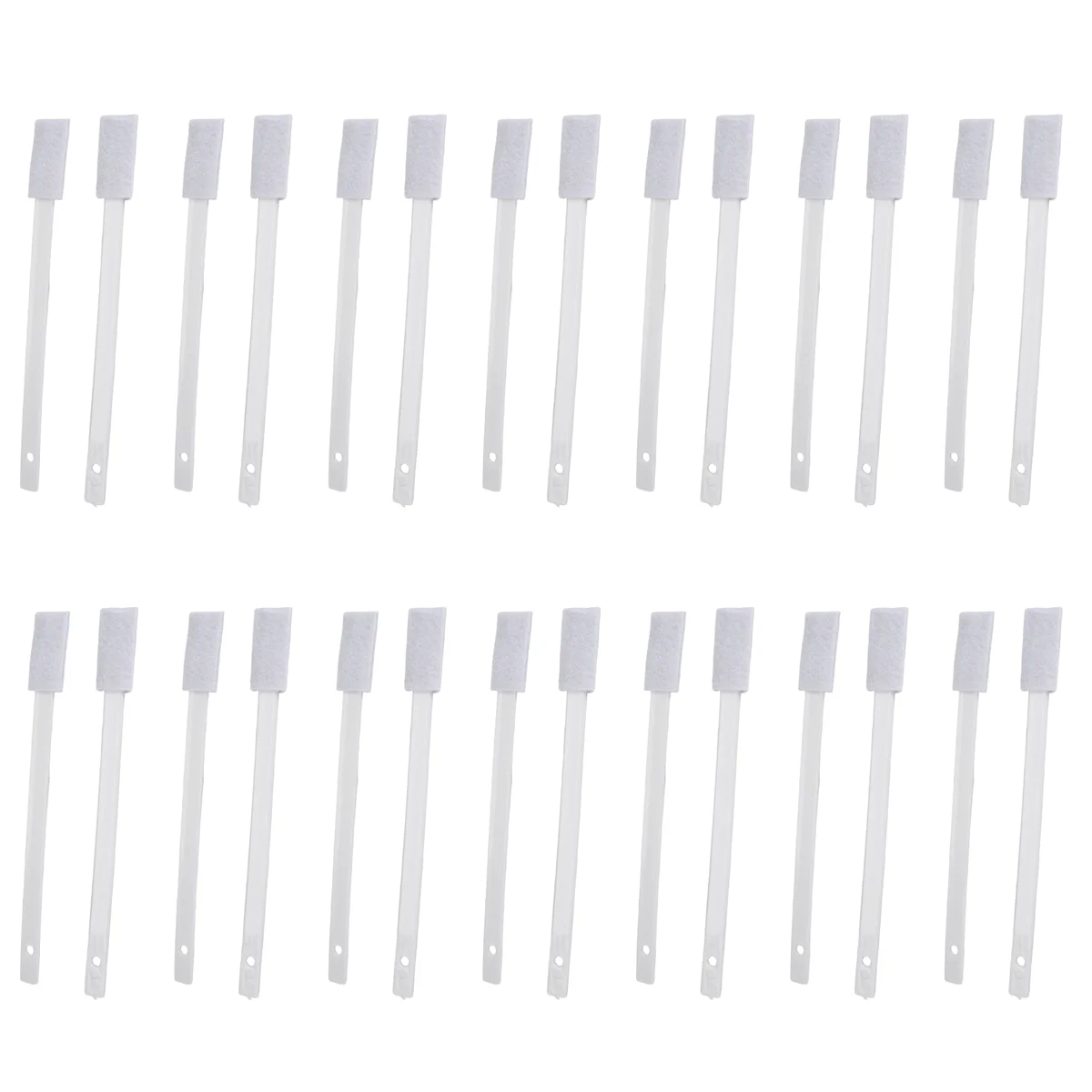 [op voorraad] 28 stuks wegwerp toiletborstel spleetreinigingsborstels, voor toilethoeken, raamgroeven, deurrails, toetsenborden, jaloezieën,