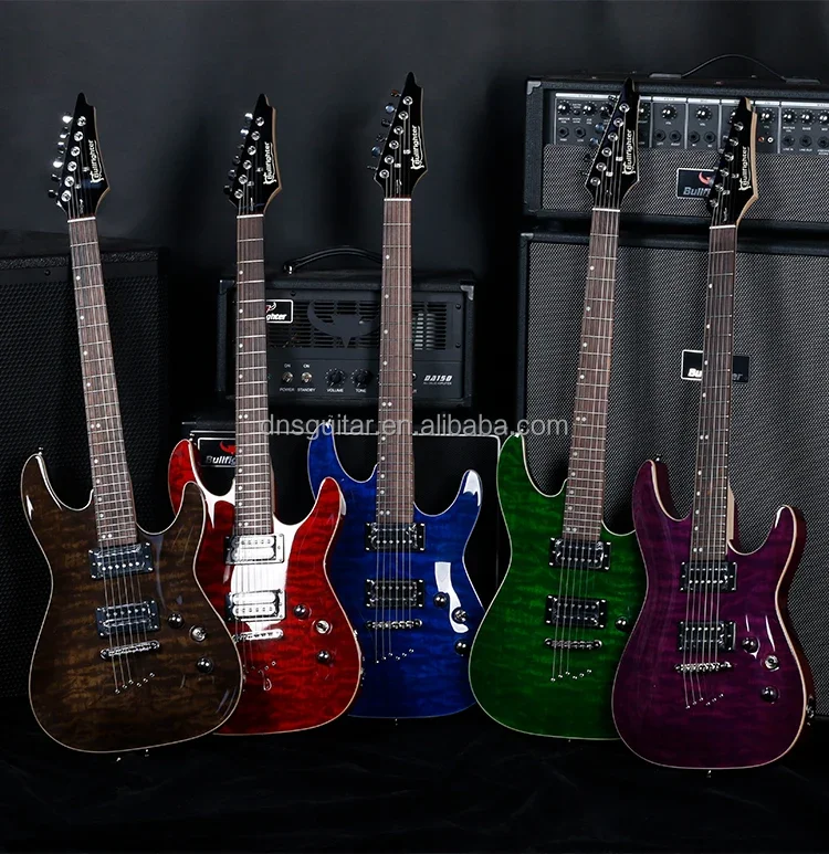 D-170 factory Customize High quality low price Cheap electric guitare 6 strings 22 fret Okoume professional electric guitar