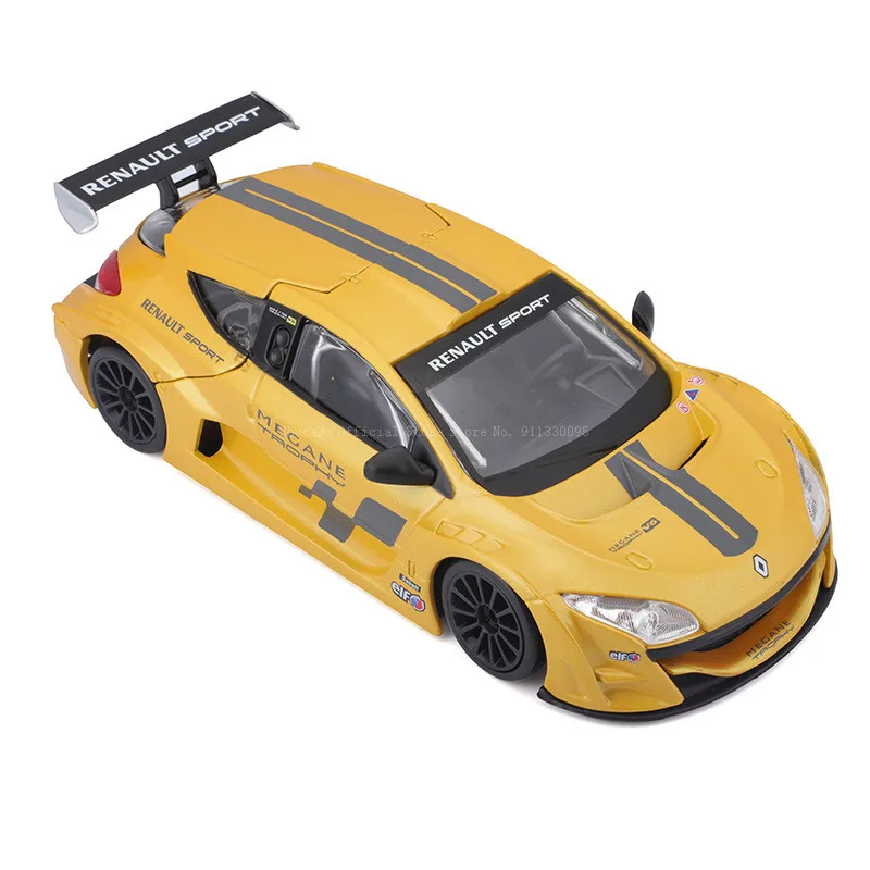 Bburago 1:24 Scale Renault Megane Trophy alloy racing car Alloy Luxury Vehicle Diecast Cars Model Toy Collection Gift