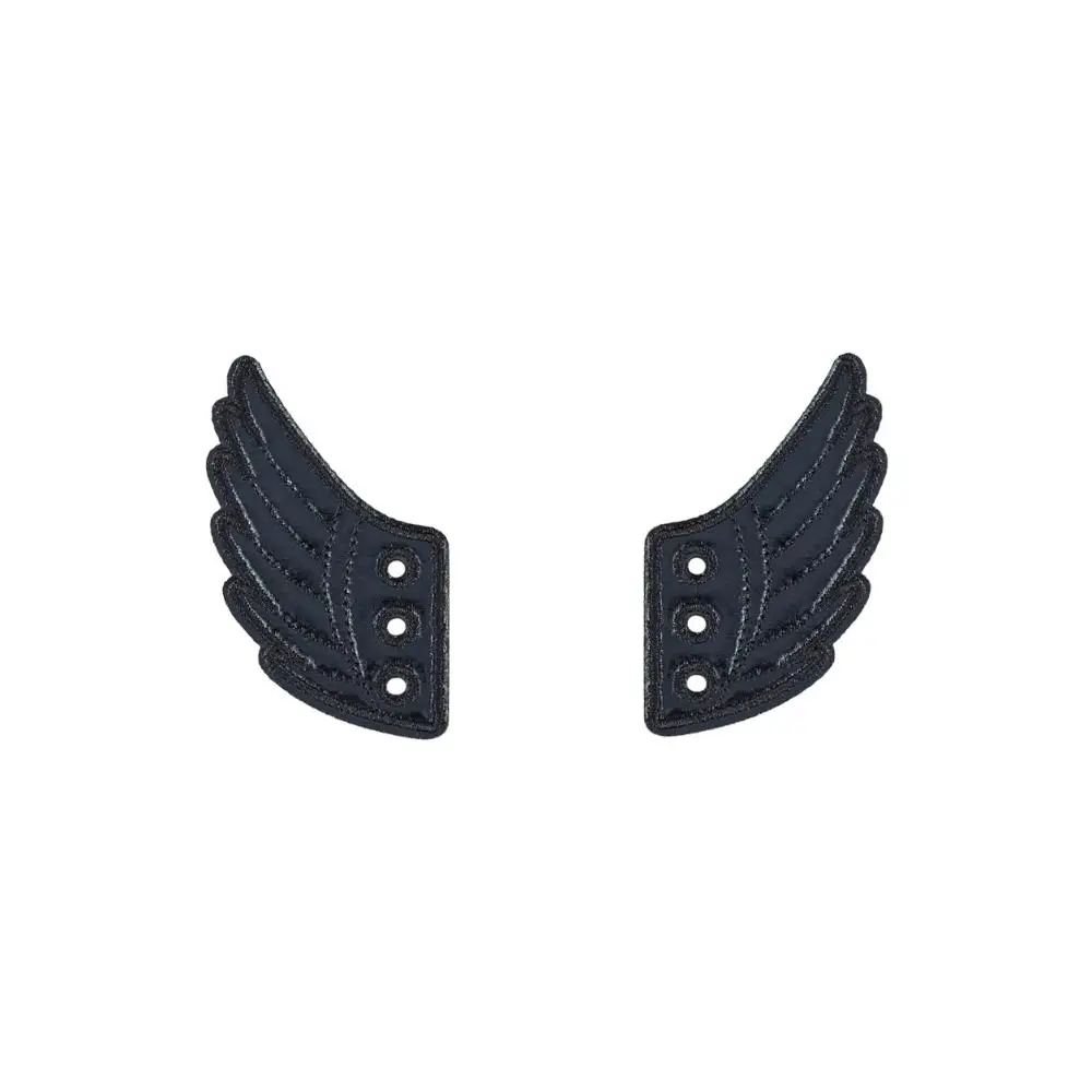 Handmade Fabric Shoe Decoration Wings Shape Detachable DIY Shoe Charms Multi-color Casual Wing Shoe Ornaments