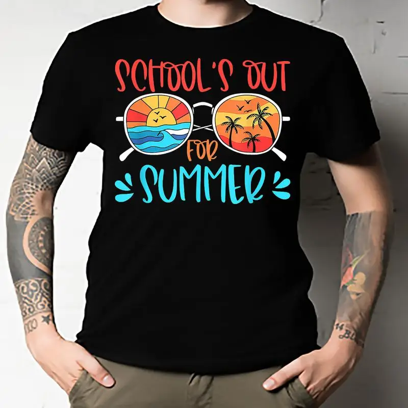 

Футболка School'S Out For Summer Glasses Last Day Of School унисекс, все размеры