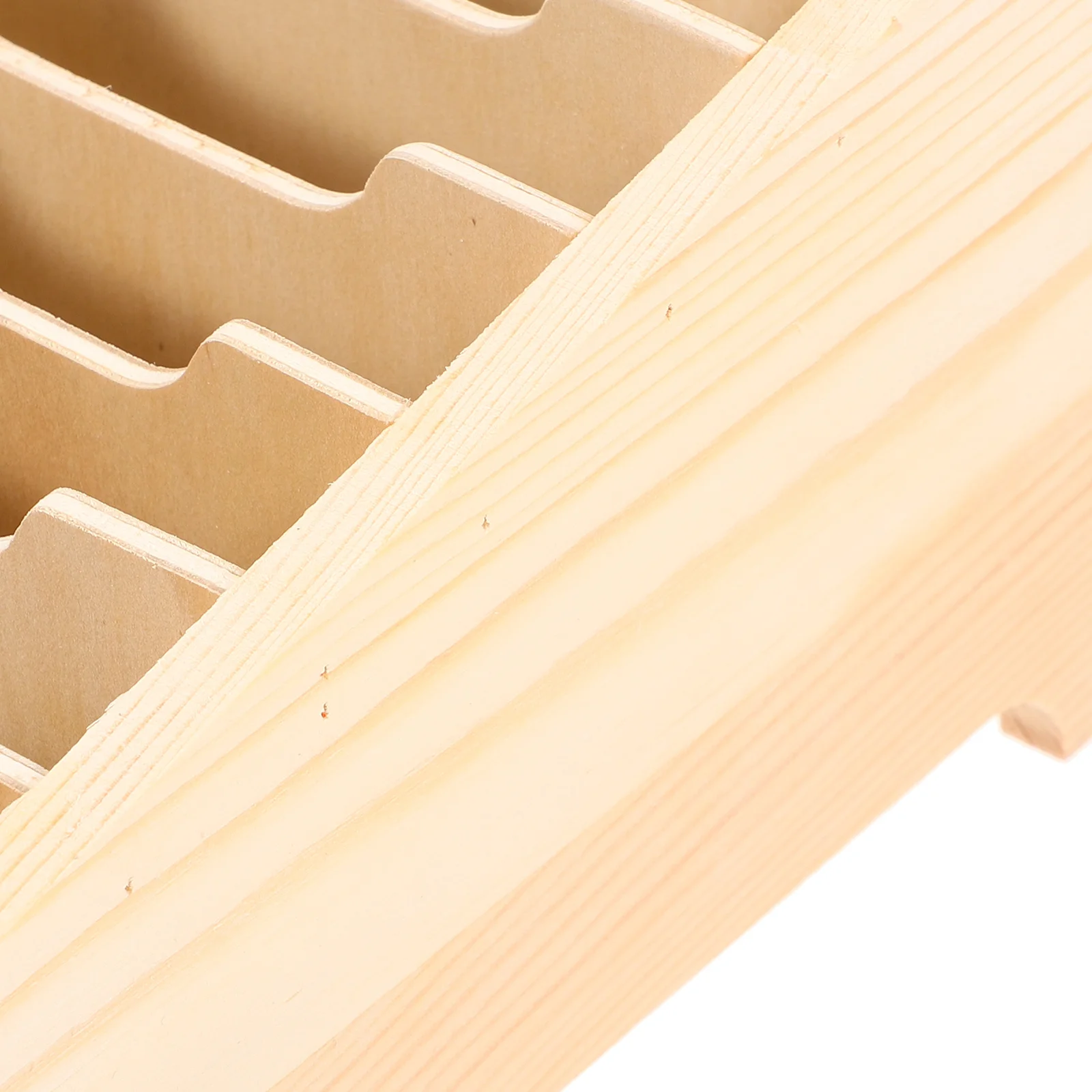 

Multi-Grid Wood Phone Storage Box Desktop Organizer for Classroom Cell Phone Holder Management Stationery Display Rack