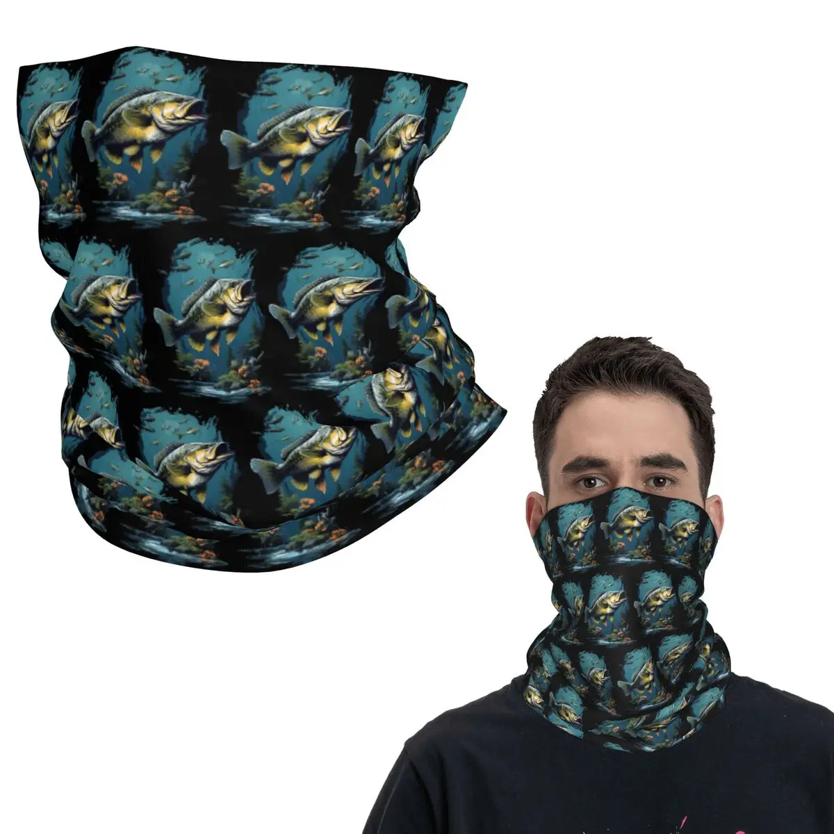 

Бандана для рыбалки, рыбы, шеи, волшебный шарф с принтом, многофункциональная повязка на голову, унисекс, для взрослых, всесезонный