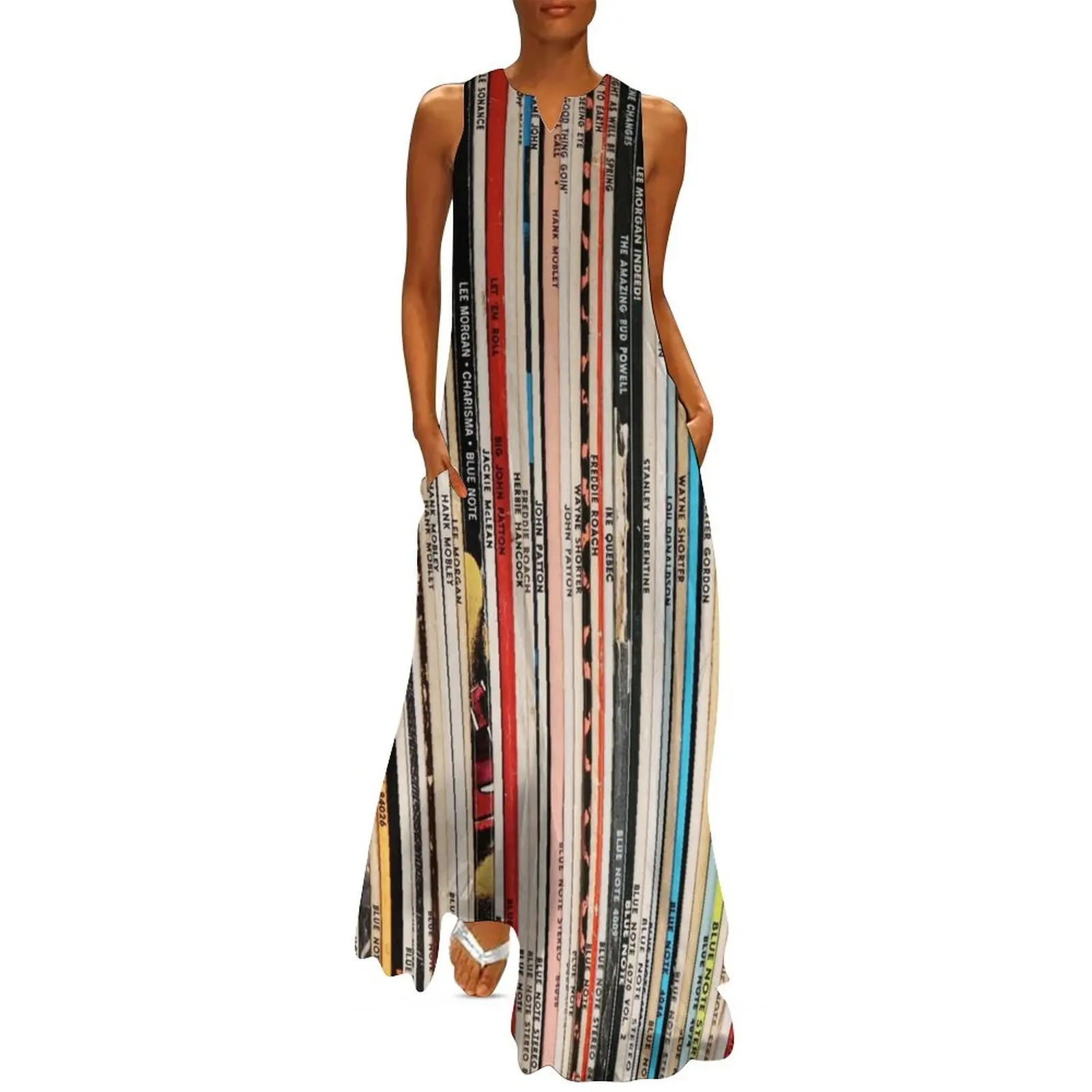 

Blue Note Vinyl Collection Long Dress dresses women summer 2025 summer dress woman 2025 trendy Dress