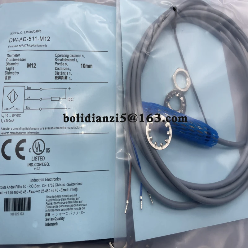 New proximity switch sensor   DW-AD-511-M12   DW-AD-512-M12   DW-AD-513-M12   DW-AD-514-M12   In stock