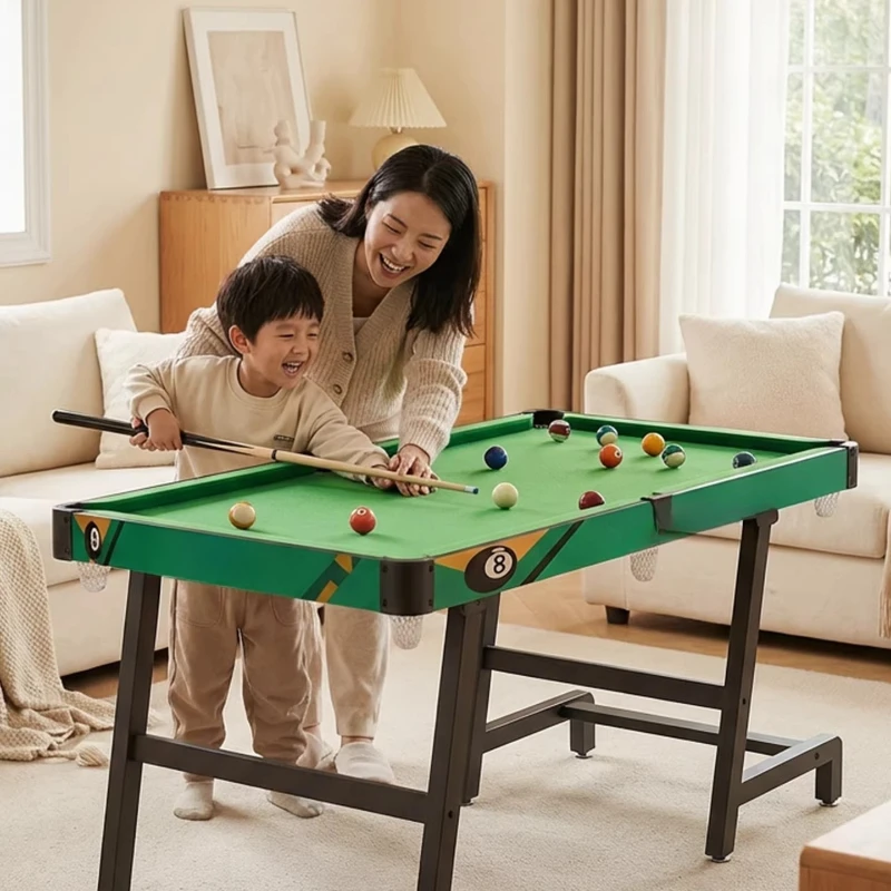 

Children's large pool table Indoor household foldable pool table Family interaction Mini small parent-child toy